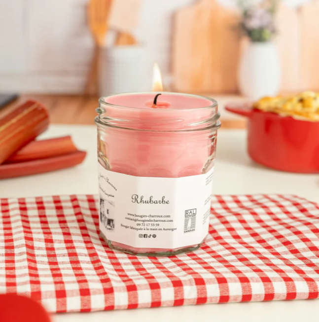 mini bougie Rhubarbe image